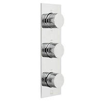 Vado Omika Thermostatic Shower Valve With 3 Outlets & All Flow (Chrome).