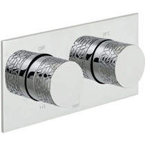 Vado Omika Thermostatic Shower Valve With 2 Outlets (Chrome).