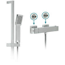 Vado Shower Packs TÉ Exposed Thermostatic Shower Pack & Brackets.