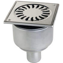 VDB Shower Drains Shower Drain 150x150mm (Stainless Steel).