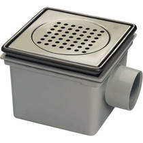 VDB Bucket Drains ABS Drain 200x200mm (S Steel Frame & Grate).