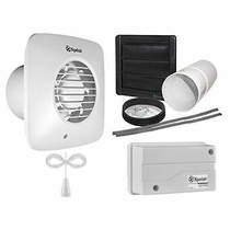 Xpelair Simply Silent 12v Extractor Fan With Pullcord, Timer, Humidistat (100mm).